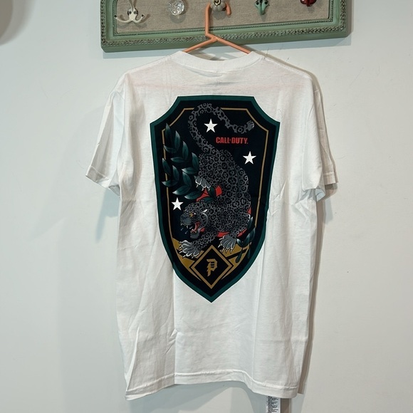 PRIMITIVE X CALL OF DUTY JAGUAR T-SHIRT WHITE Adult size medium - Picture 6 of 7